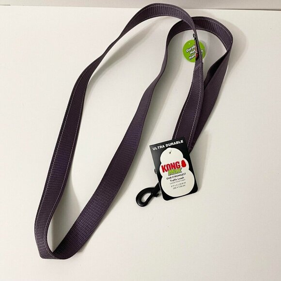 Kong Max Dog Leash 6ft x 1.25 Inch Ultra Durable Dog Traffic Leash - Picture 9 of 9